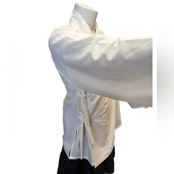 Kimono Ivory Long  Sleeve Shirt Size XL - Picture 7 of 12